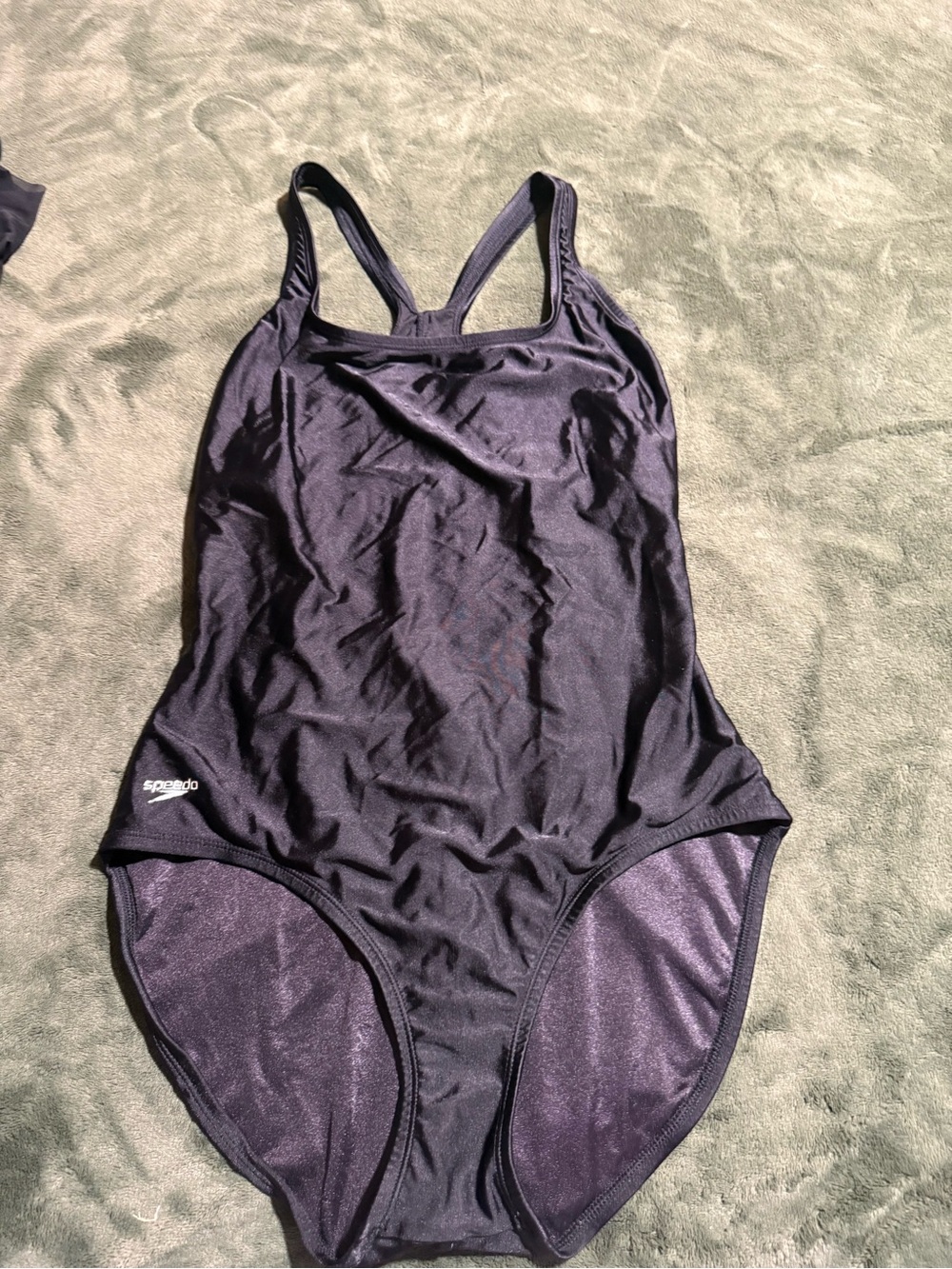 Speedo Black Women's Racerback One-Piece Swimsuit
